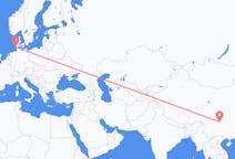 Flyrejser fra Luzhou, Kina til Vesterland, Tyskland