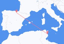 Flyreiser fra Monastir, Tunisia til Vitoria, Spania