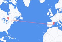 Flights from North Bay, Canada to Palma de Mallorca, Spain