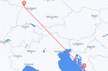 Vluchten van Zadar, Kroatië naar Karlsruhe, Duitsland