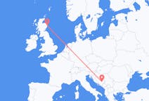 Flights from Sarajevo to Aberdeen