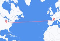 Flyrejser fra Indianapolis, USA til Carcassonne, Frankrig