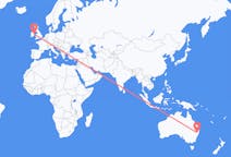 Flyrejser fra Armidale, Australien til Dublin, Irland