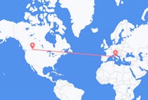 Flyg från Lethbridge, Kanada till Rom, Italien