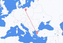 Flyrejser fra Poznań, Polen til Izmir, Tyrkiet