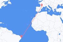 Flüge von Recife, Brasilien nach Toulouse, Frankreich
