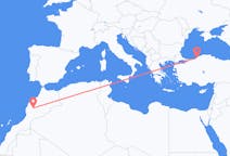 出发地 摩洛哥出发地 马拉喀什目的地 土耳其宗古尔达克的航班