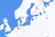 Vluchten van Paderborn, Duitsland naar Kuopio, Finland