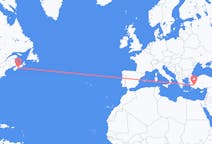 Flyreiser fra Halifax, til Denizli