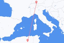 Flights from Biskra, Algeria to Thal, Switzerland