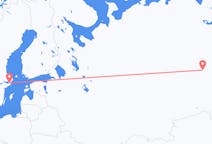 Fly fra Khanty-Mansiysk til Stockholm