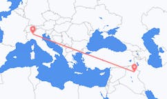 Flights from Kirkuk to Milan