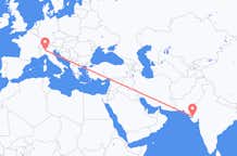 印度出发地 坎德拉飞往印度目的地 米蘭的航班
