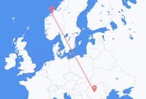 Flights from Kristiansund, Norway to Sibiu, Romania