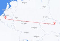 Vluchten van Pardubice, Tsjechië naar Brussel, België