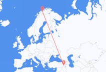 Flights from Sørkjosen, Norway to Van, Turkey