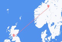 Flights from Røros, Norway to Glasgow, the United Kingdom