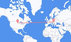 Flyg från Aberdeen, USA till Budapest, Ungern