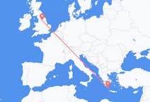 Flights from Kythira, Greece to Leeds, the United Kingdom