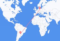 Flyg från Corrientes, Argentina till Berlin, Maryland, Tyskland