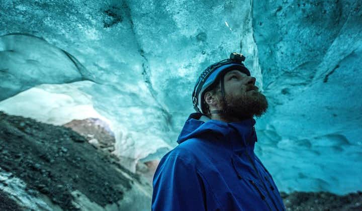 Cueva de hielo de 2 días y costa sur: caminata glaciar, laguna Jokulsarlon y Northern Lights