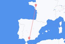 Flyg från Málaga, Spanien till Nantes, Frankrike