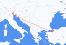 Fly fra Bursa til Venezia