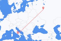 Flüge von Moskau, Russland nach Neapel, Italien