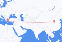 Flyreiser fra Xi'an, Kina til Santorini, Hellas