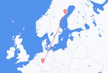 出发地 瑞典从于默奥目的地 德国法兰克福的航班