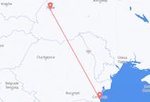 Vluchten van Lviv, Oekraïne naar Constanta, Roemenië