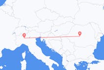 出发地 罗马尼亚出发地 錫比烏目的地 意大利米蘭的航班