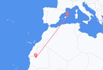 Flyreiser fra Atar, Mauritania til Mahon, Spania