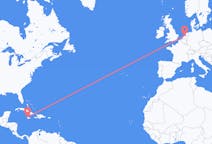 Flyg från Montego Bay, Jamaica till Amsterdam, Nederländerna