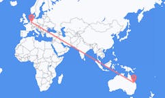 出发地 澳大利亚比洛拉目的地 德国杜塞尔多夫的航班