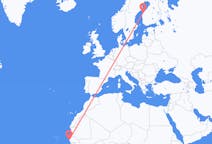 Flyg från Dakar, Senegal till Vasa, Finland