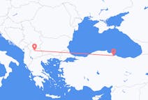 Flyrejser fra Skopje til Samsun