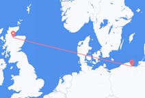 Flug frá Gdansk, Póllandi til Inverness, Skotlandi