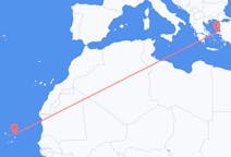Flyg från Sal, Kap Verde, Kap Verde till Chios, Grekland