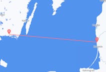 Flights from Ronneby, Sweden to Palanga, Lithuania
