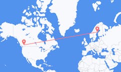 Flyg från Kamloops, Kanada till Umeå, Kanada