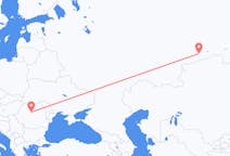 Fly fra Kurgan, Kurgan Oblast til Târgu Mureș