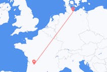 Flights from Lubeck, Germany to Bergerac, France