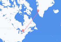 Voos de Toronto para Nuuk
