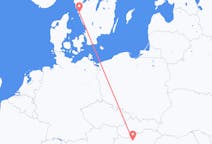 Vluchten van Boedapest, Hongarije naar Göteborg, Zweden