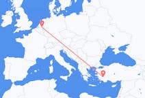 Flyreiser fra Denizli, til Eindhoven