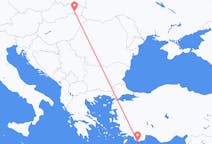 Flyreiser fra Kastellorizo, Hellas til Kosice, Slovakia