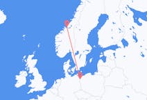 Fly fra Ørland til Stettin