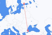 Flights from Tallinn in Estonia to Istanbul in Turkey