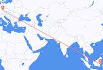 Flyrejser fra Balikpapan, Indonesien til Nürnberg, Tyskland